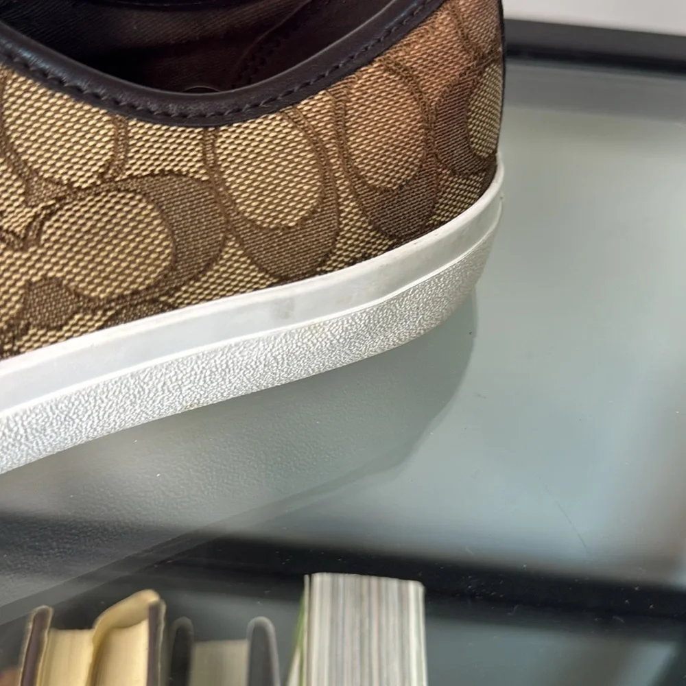 Classic COACH Empire Signature Logo Sneakers 7.5 - Picture 2 of 9